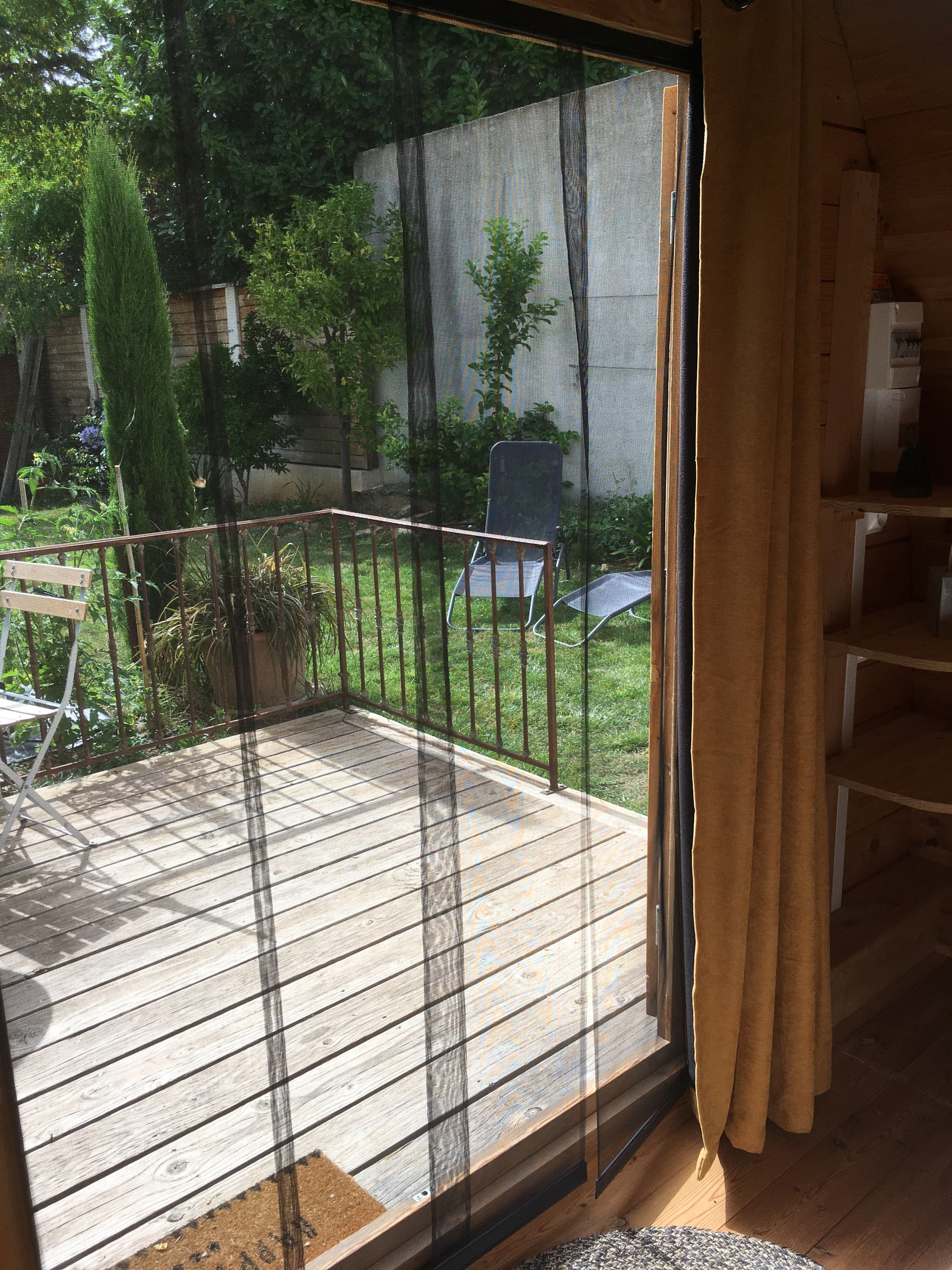 vue sur le jardin