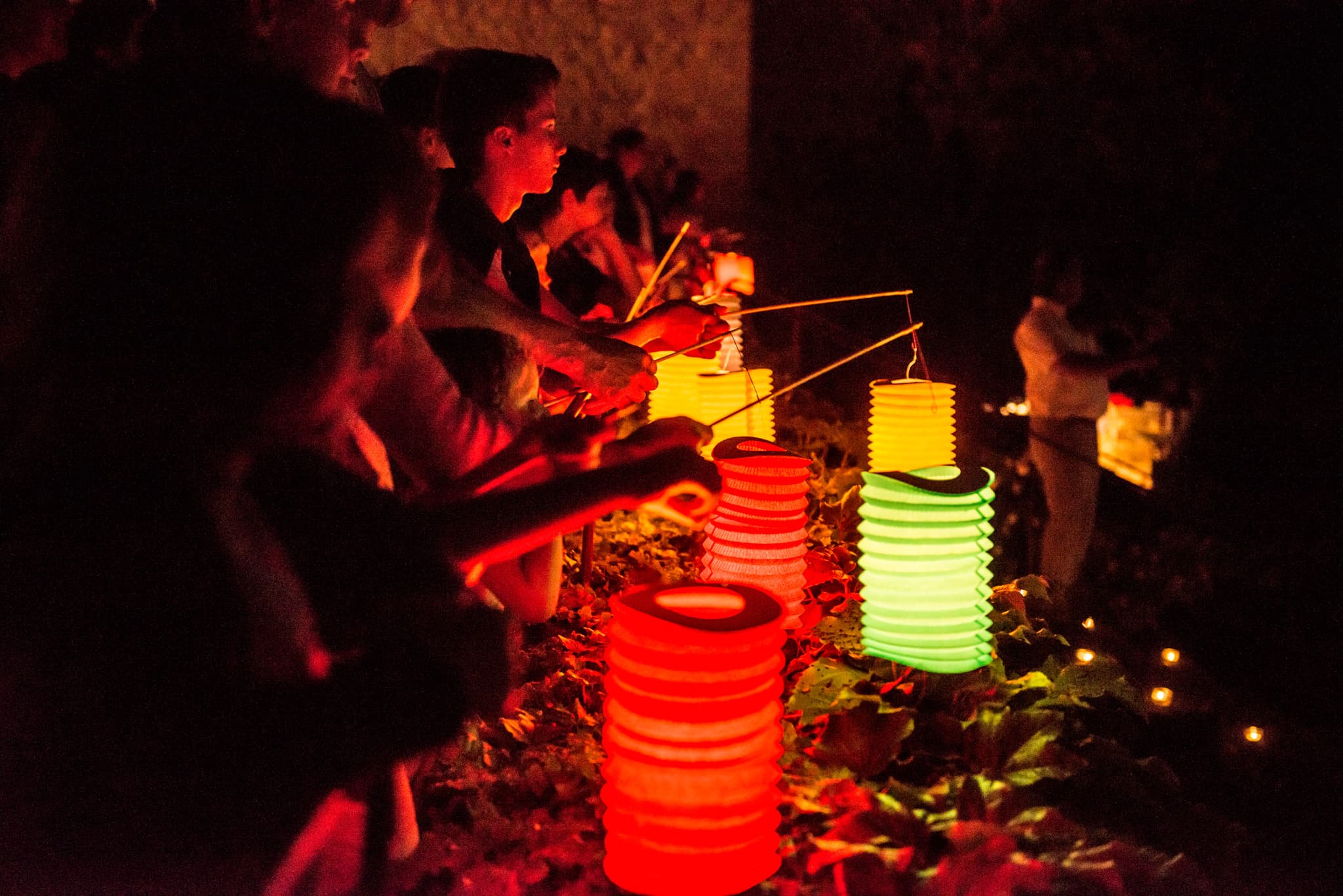 Visite nocturne aux lampions