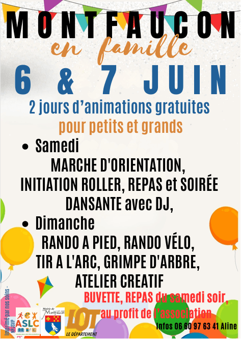 06 - 6 et 7 juin - Week-end Famille à Montfaucon