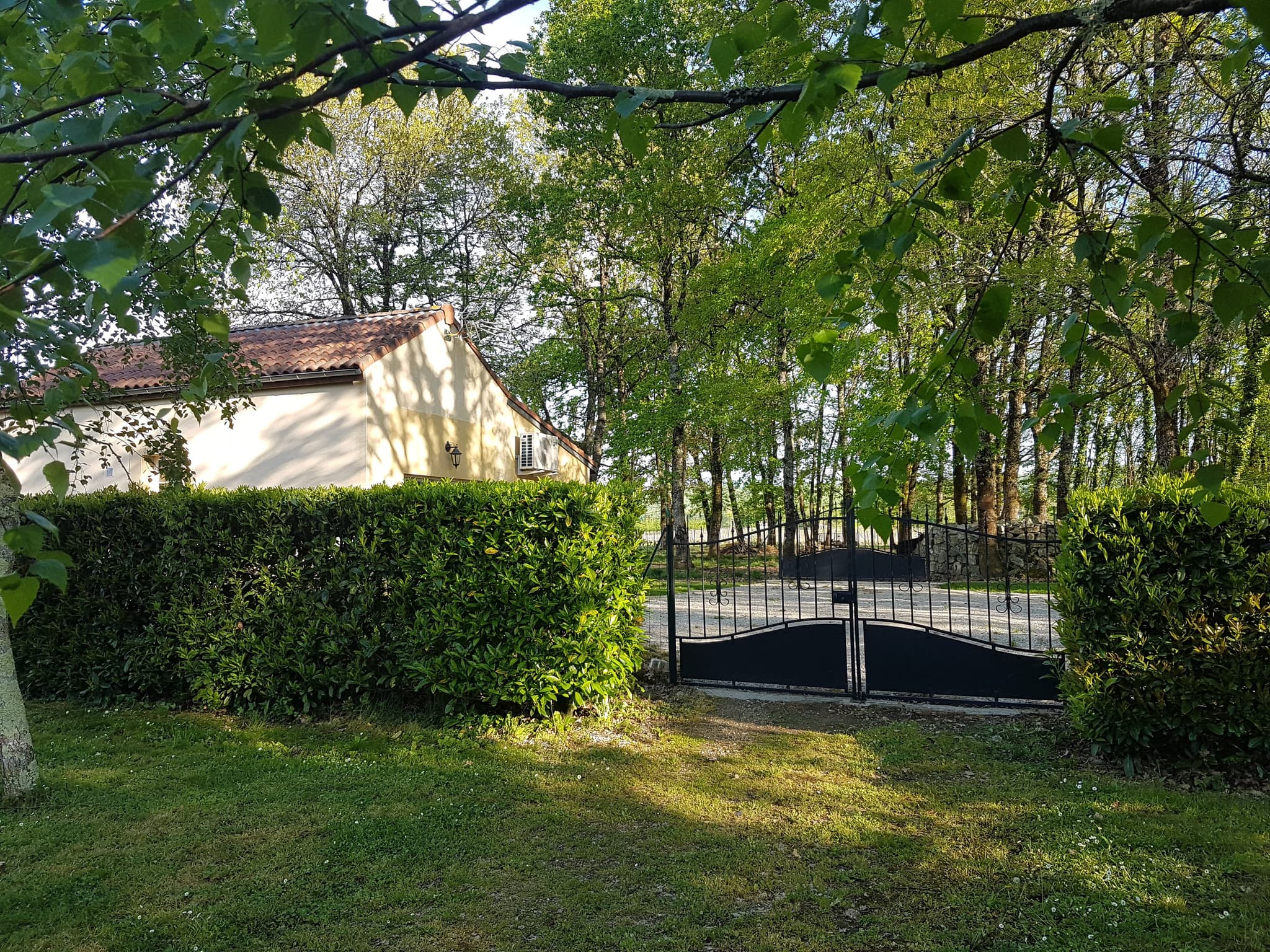 entrée du gîte de fontayne