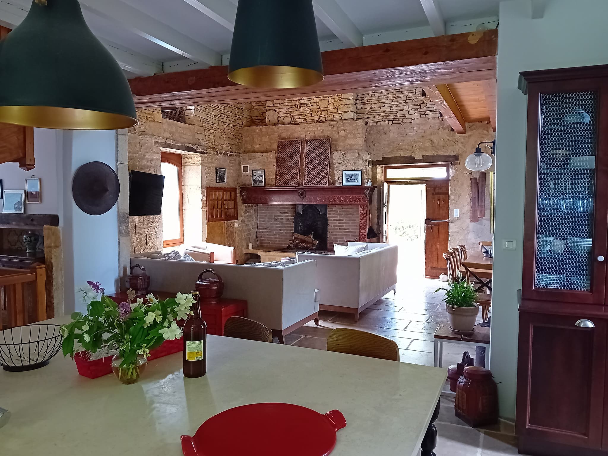 cuisine vue salon