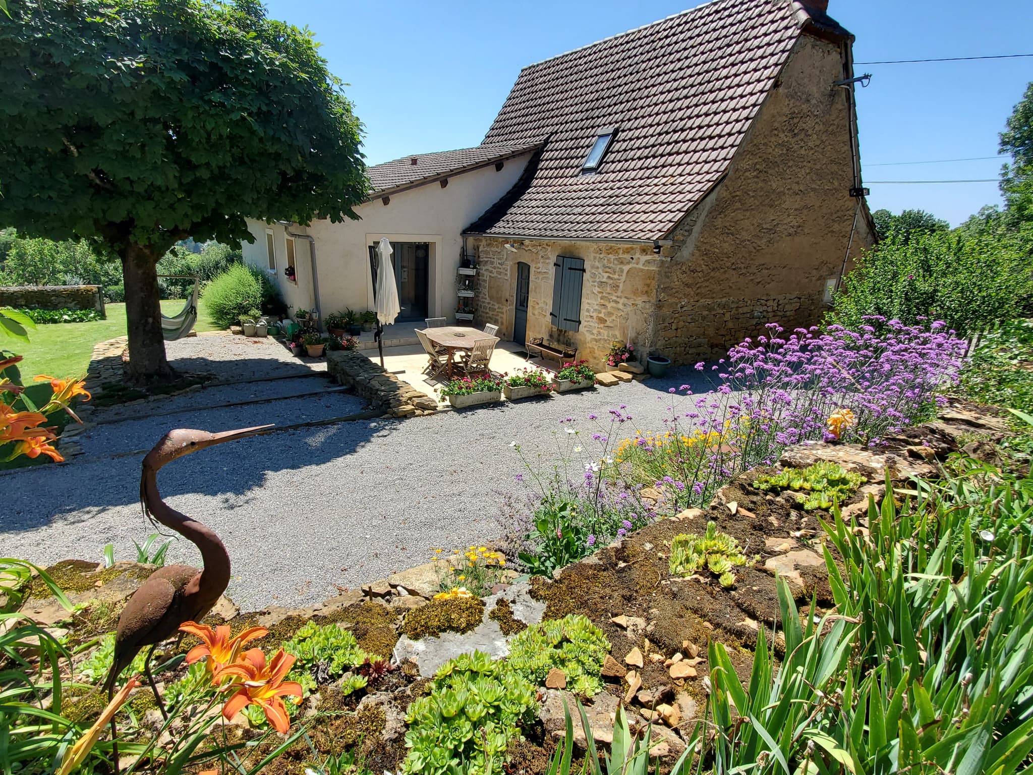 Vue générale du gîte