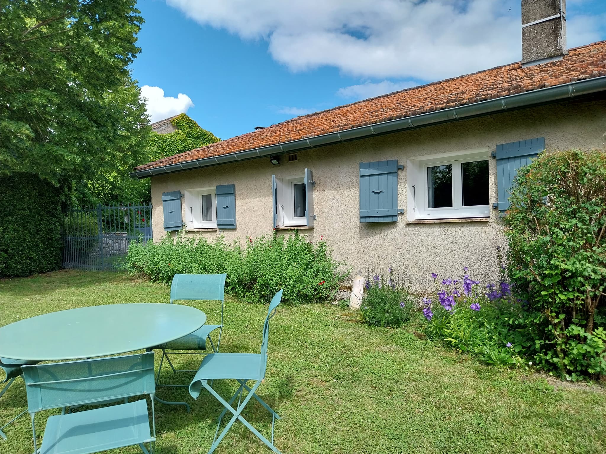 façade côté jardin