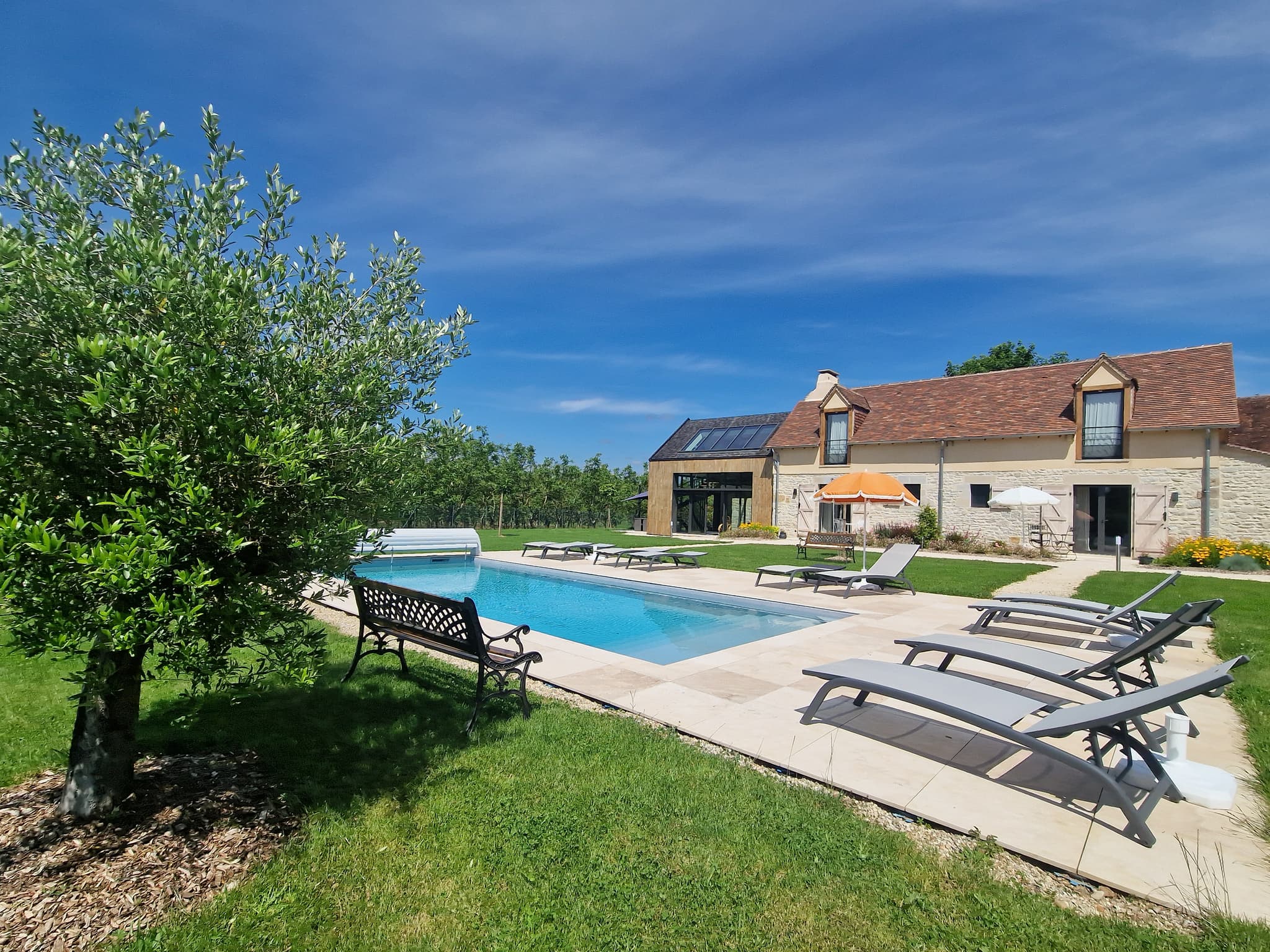 Chambres d'hôtes vue piscine