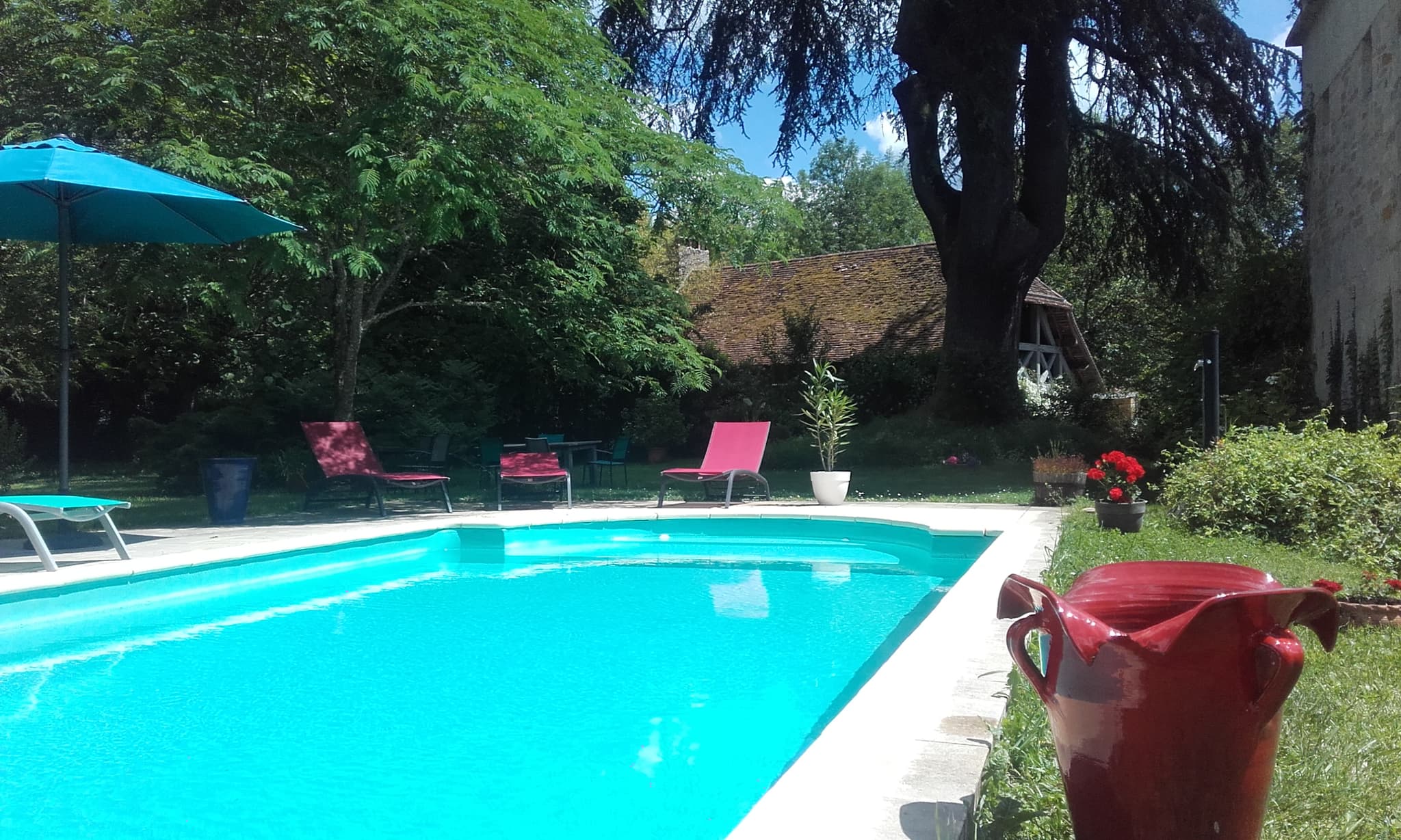 La piscine chauffée