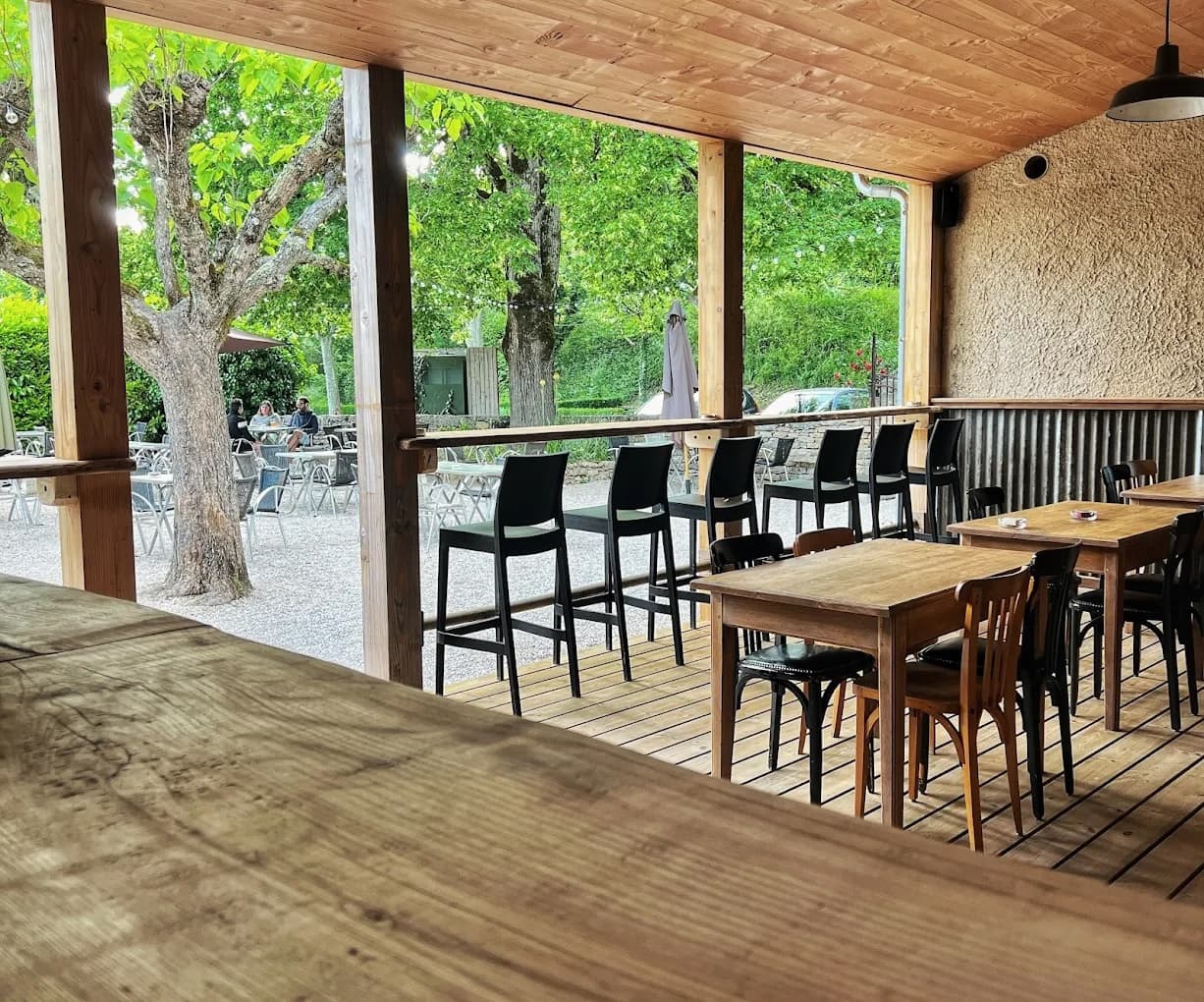 Terrasse couverte