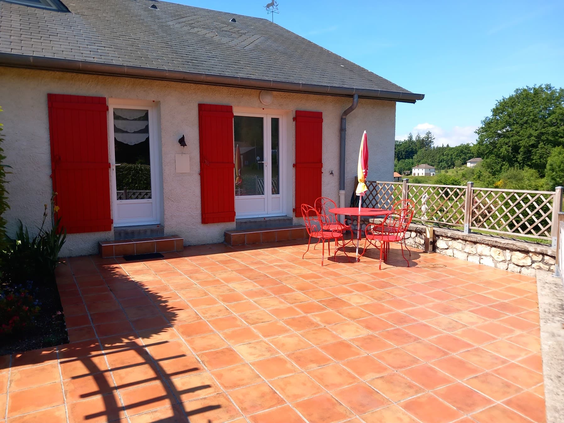La terrasse privative