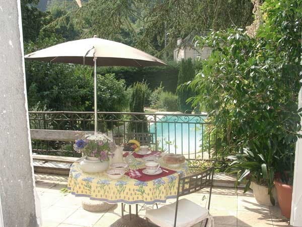 Sa terrasse