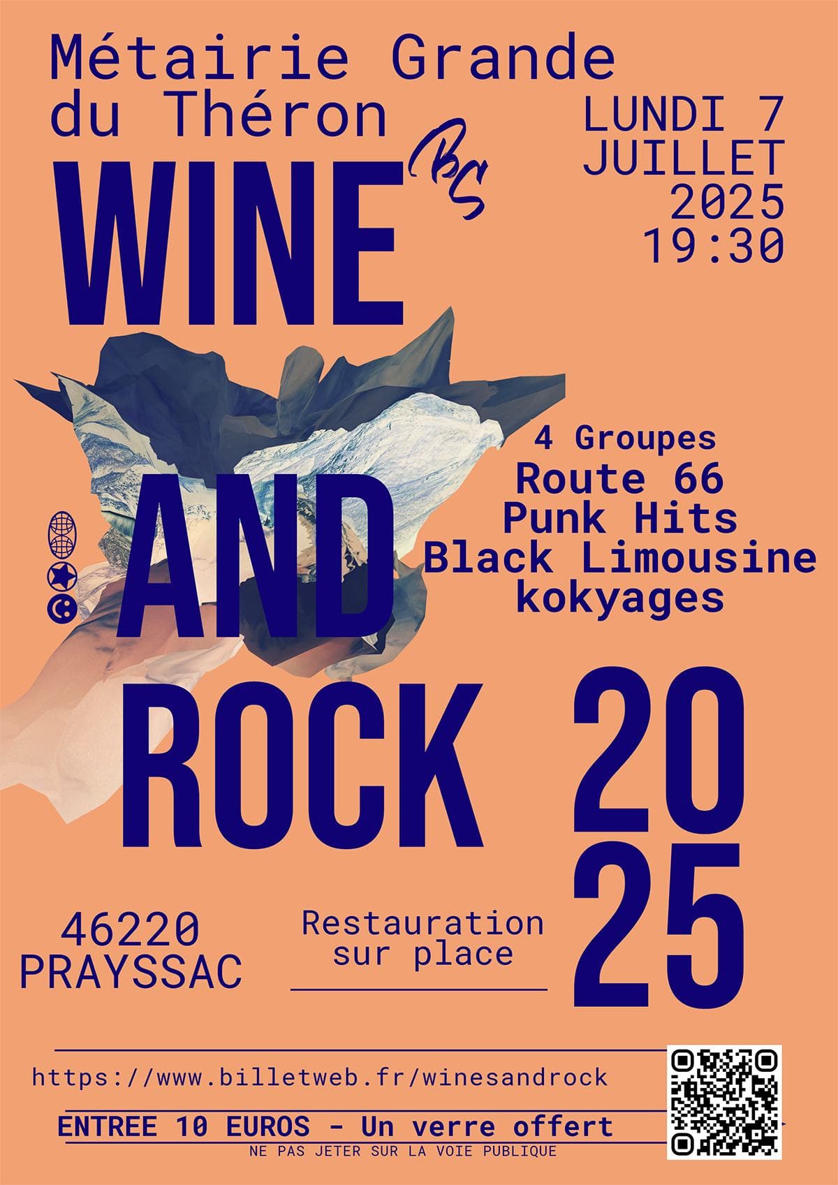 19ème Semaine Européenne de Cyclotourisme: soirée wines et rock à la Métairie Grande du Théron