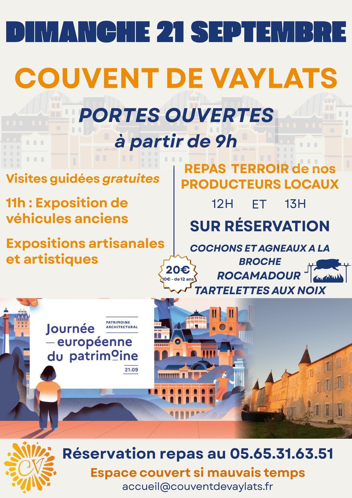 Visites guidées au couvent de Vaylats