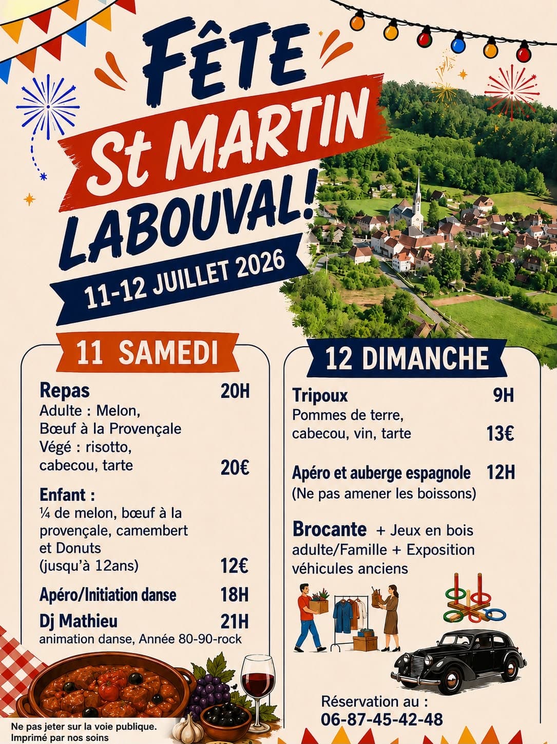 Fête votive à Saint-Martin-Labouval