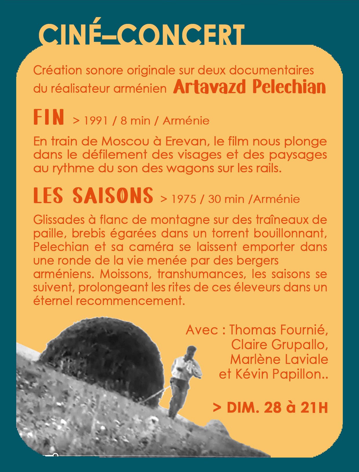 Festival 7ème Ciel : Journée du dimanche