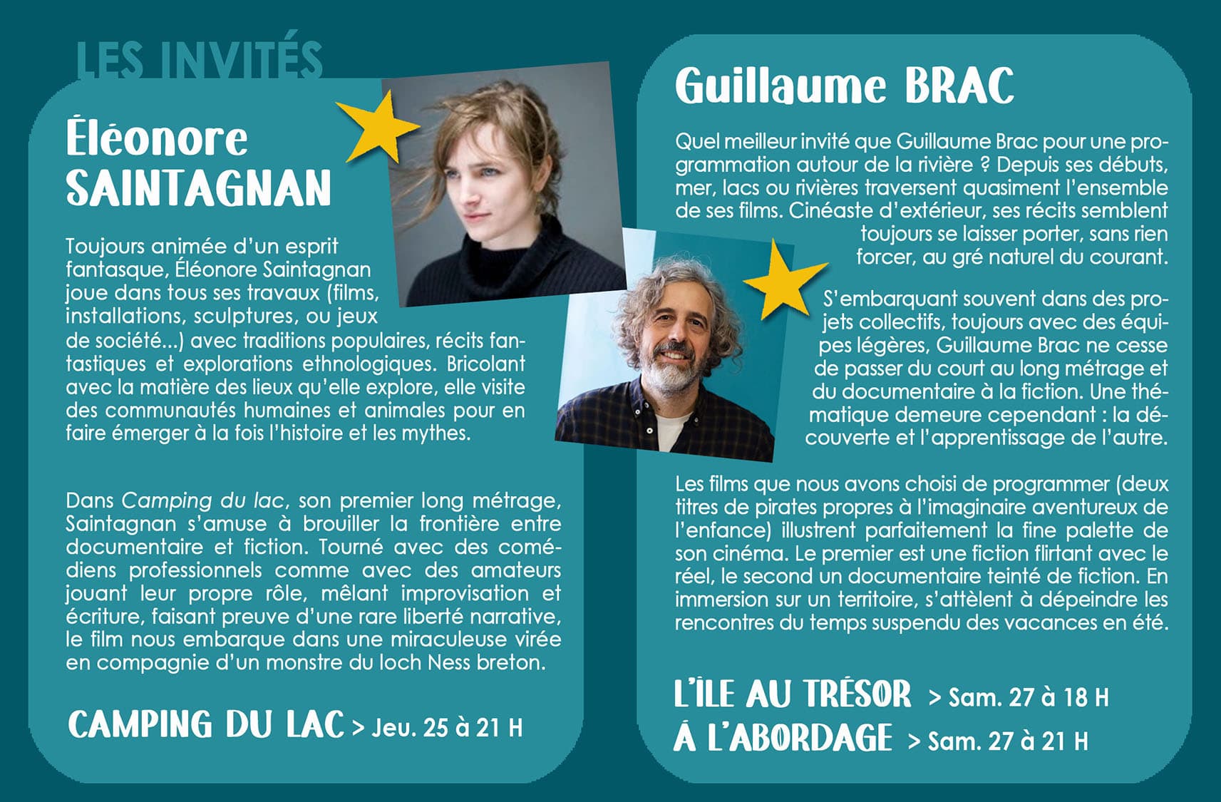 Festival 7ème Ciel : Journée du samedi