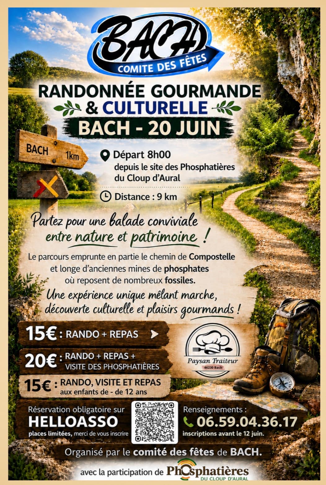 Rando gourmande & culturelle à Bach