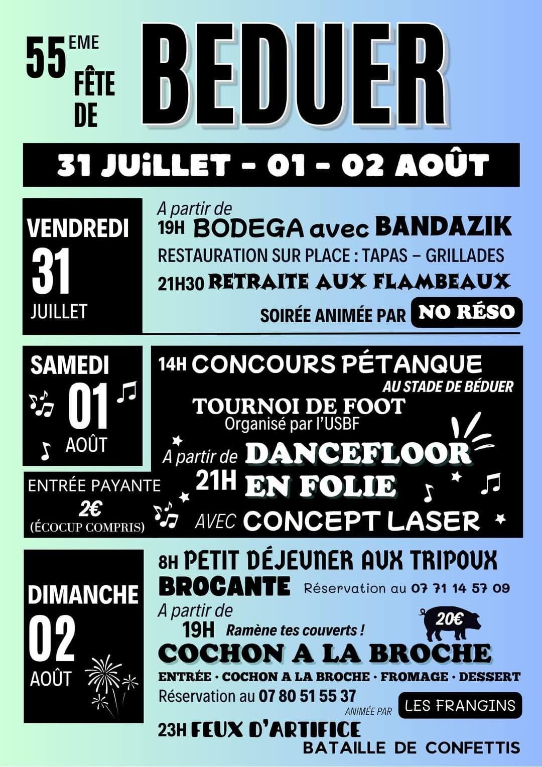 Fête votive de Béduer