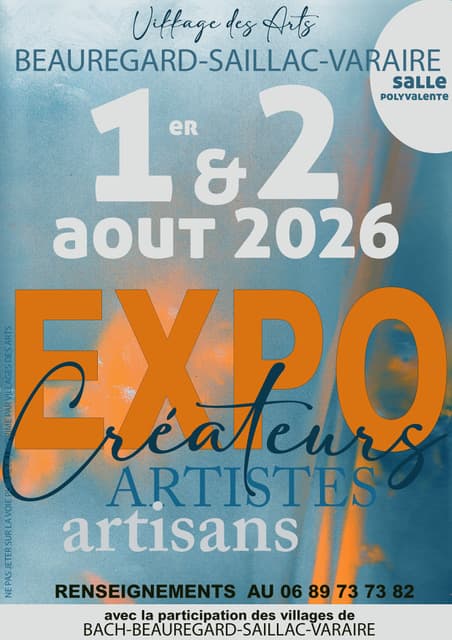 AFFICHE Villages des Arts 2026