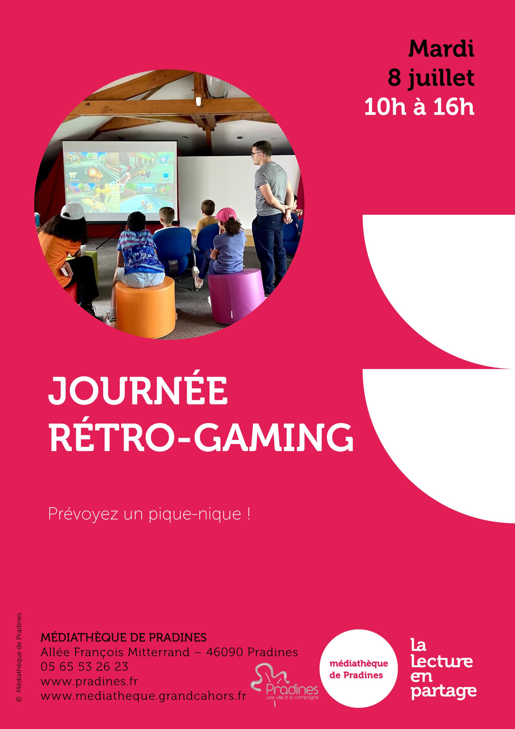 Affiche Rétro gaming Pradines