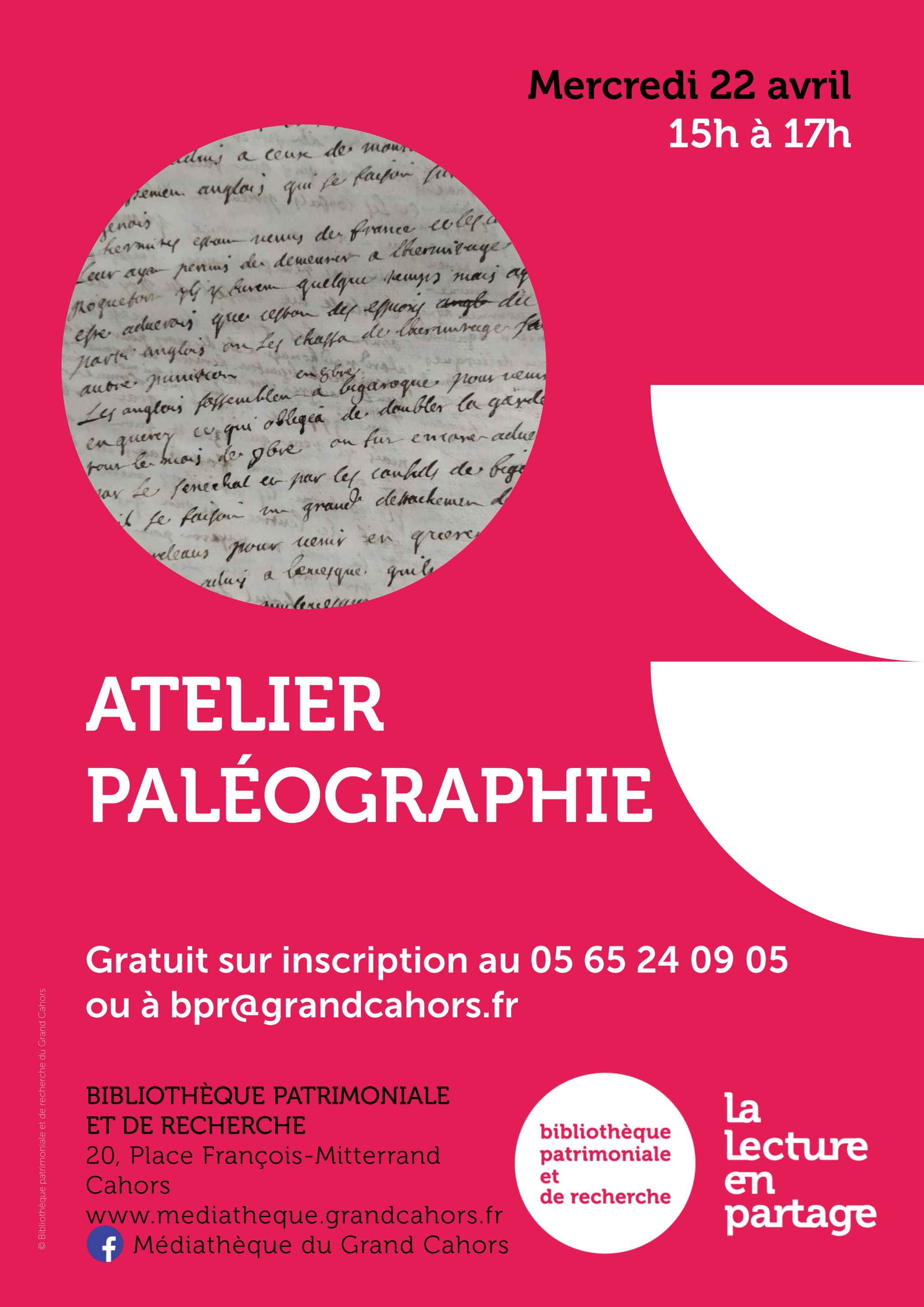 Affiche paleographie - avril26