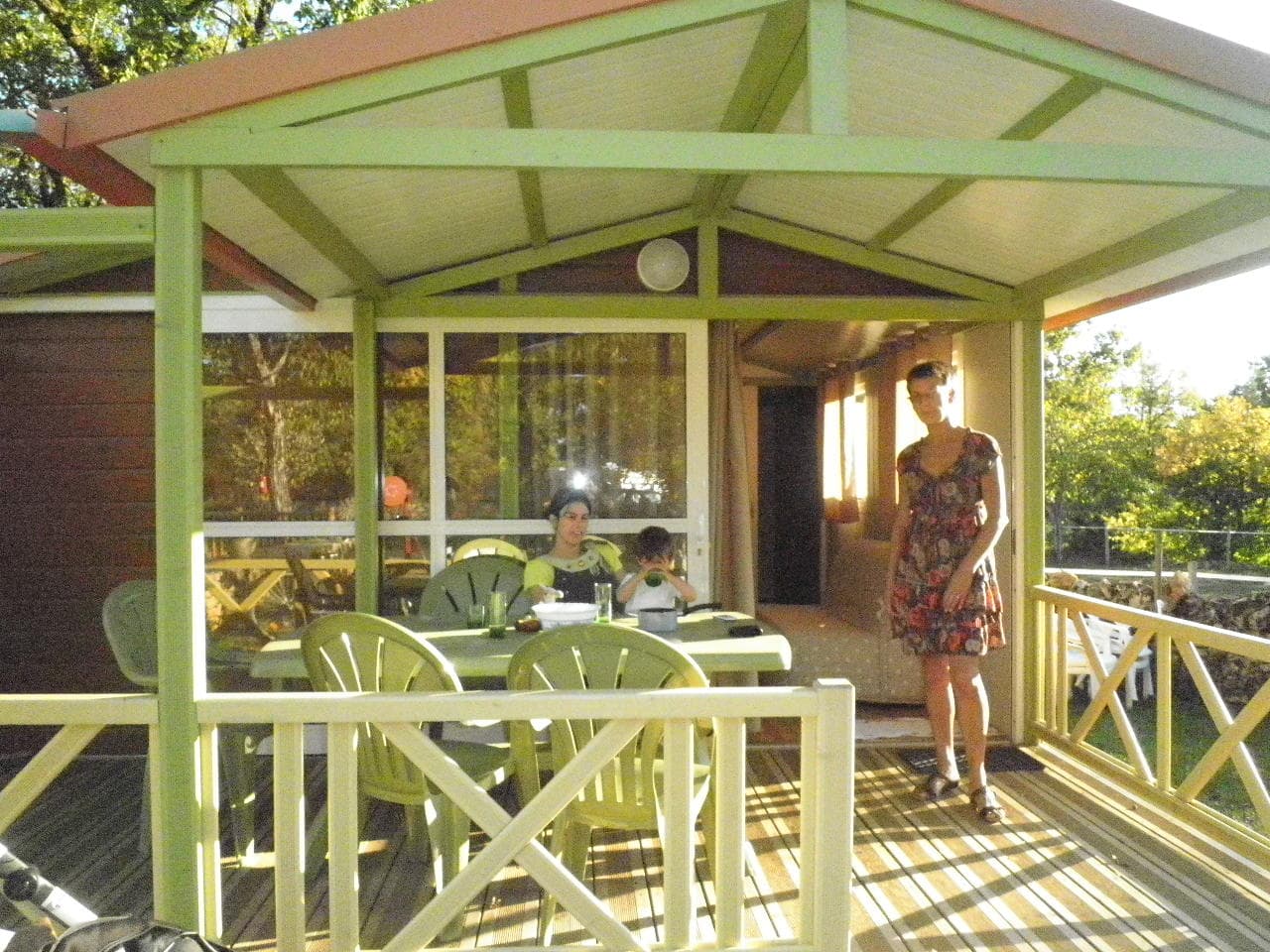 Terrasse du chalet Atlantis