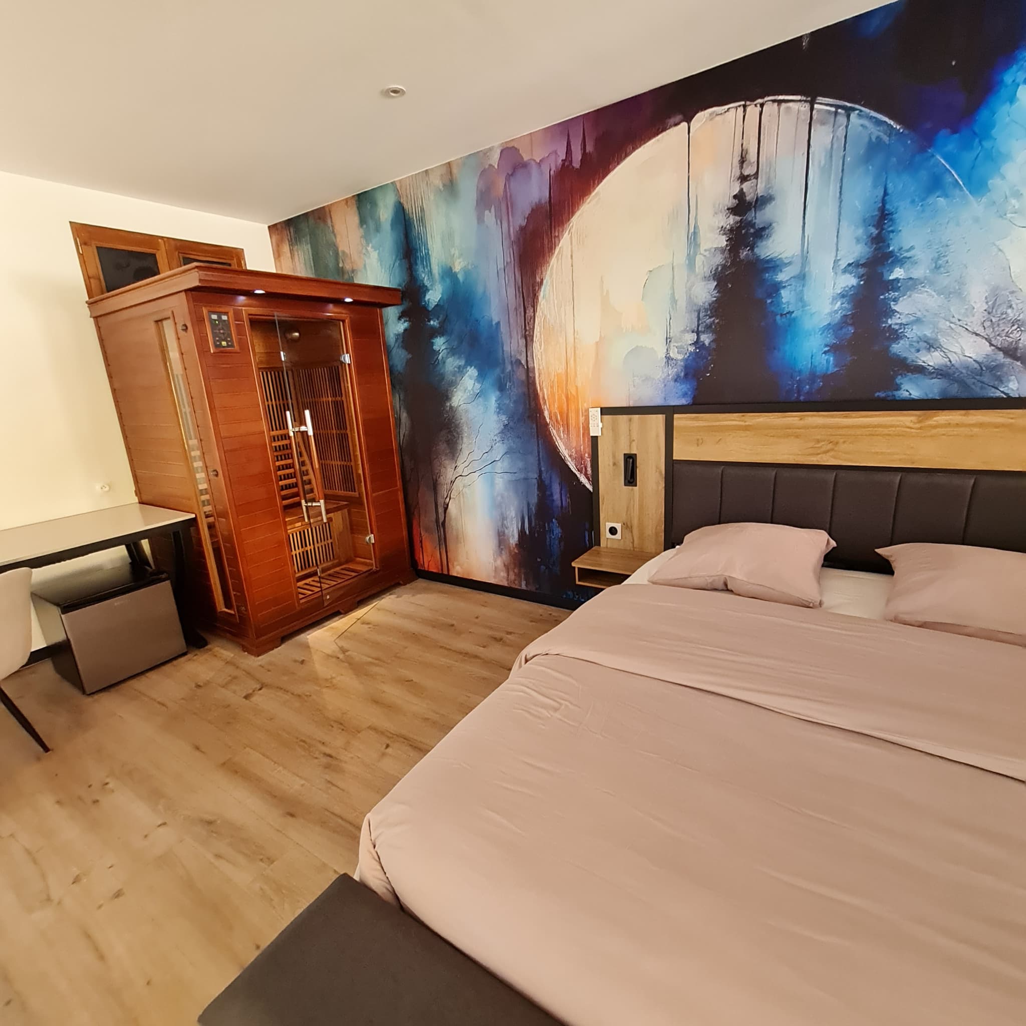 Chambre Ambre avec sauna infrarouge