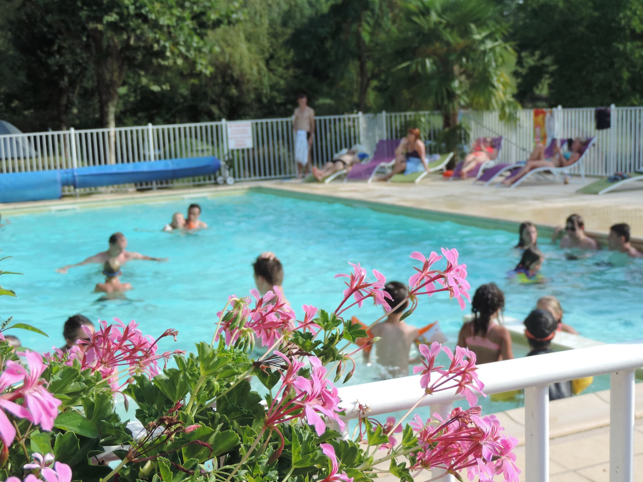 La piscine chauffée.