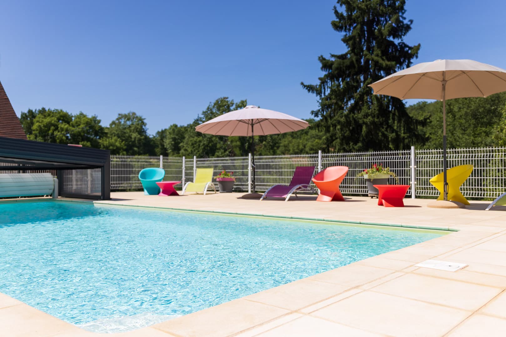 Piscine partagée