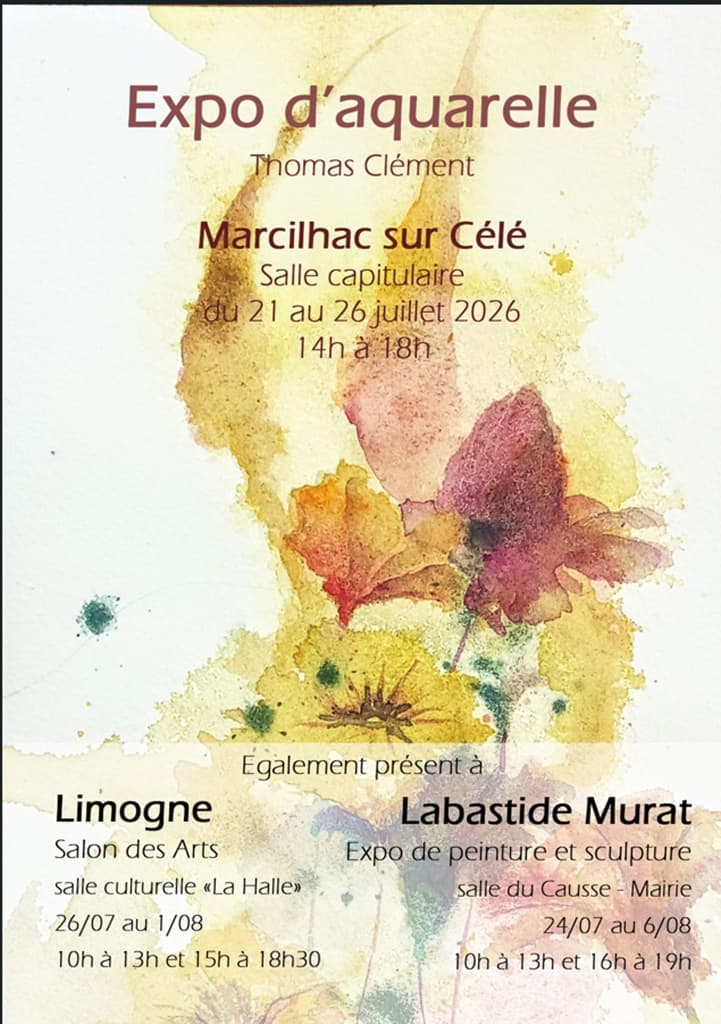 Expo aquerelles Marcilhac 21-26-07