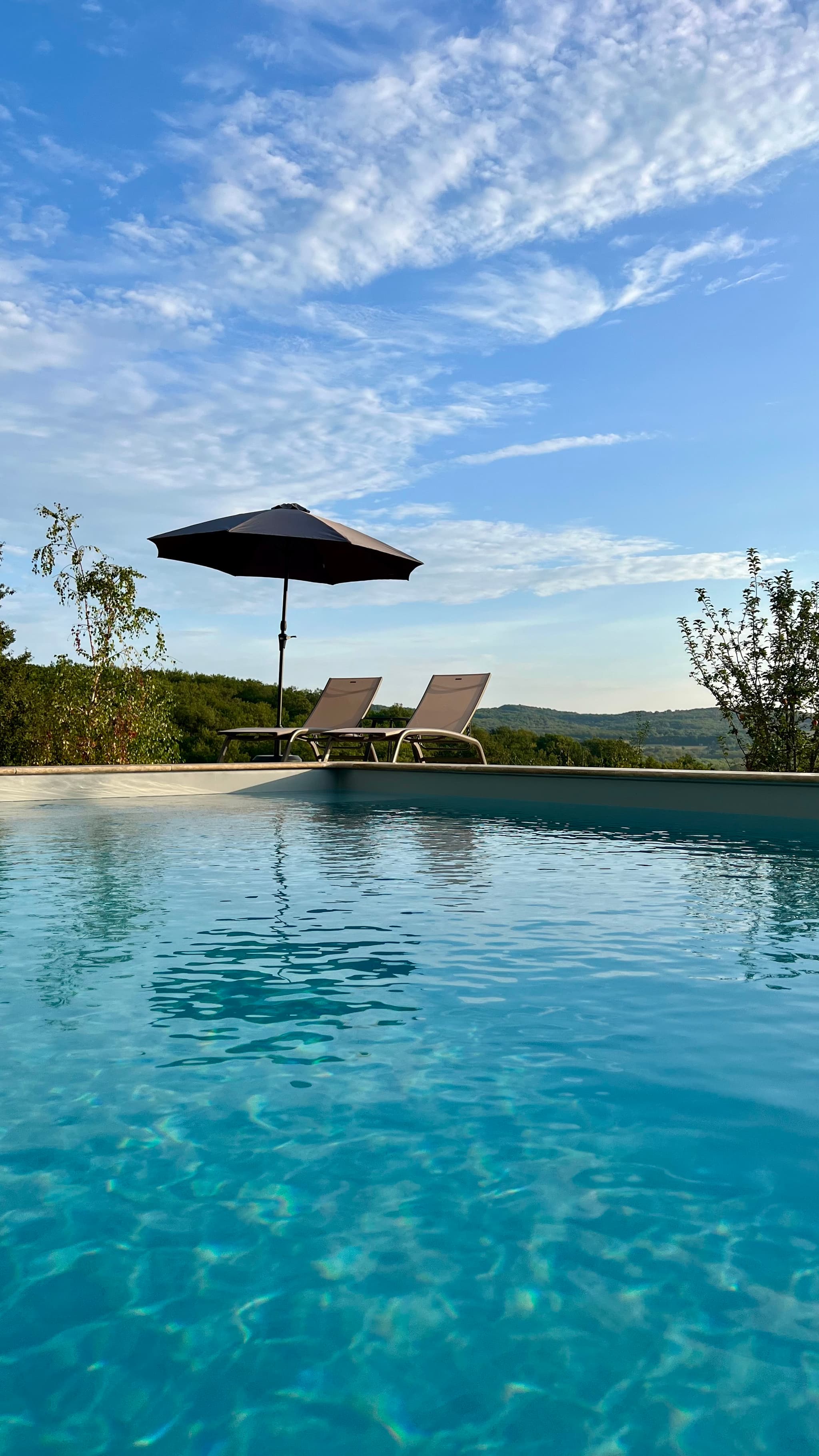 Piscine gîte La Blanchie Haute
