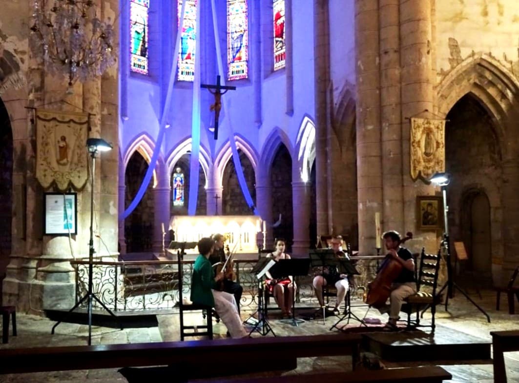 Concert : Festival « Quatuor en vallée du Célé » Temple Ensemble