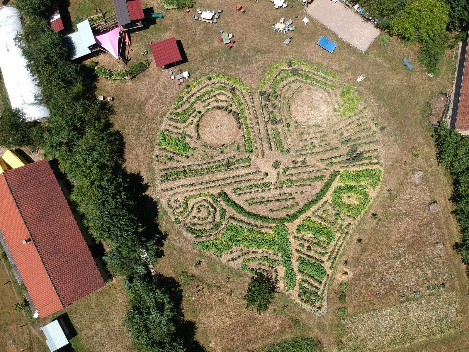 Jardin vu du ciel 2025