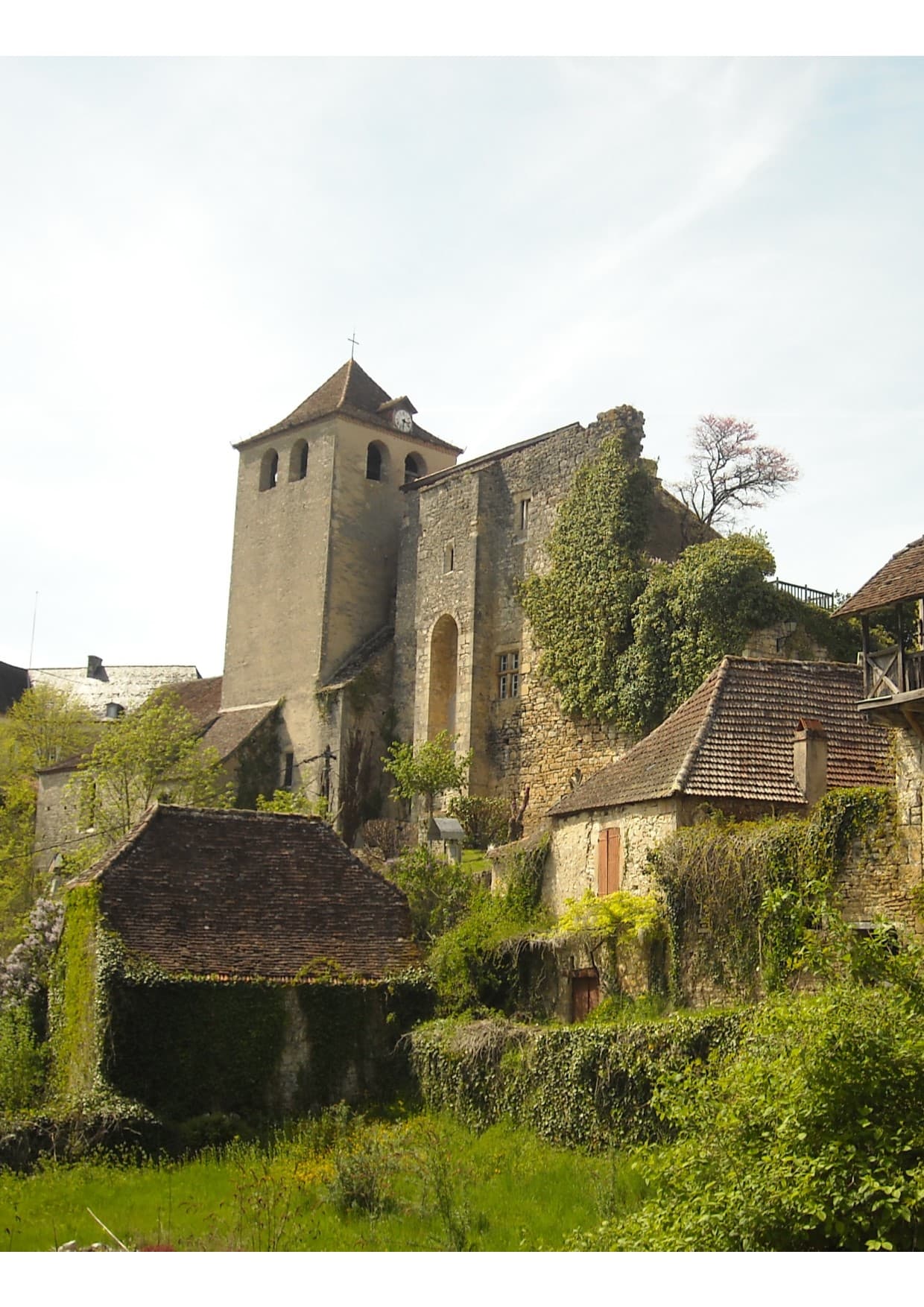 Baignade du Vieux Chêne à Montvalent dans la rivière Dordogne