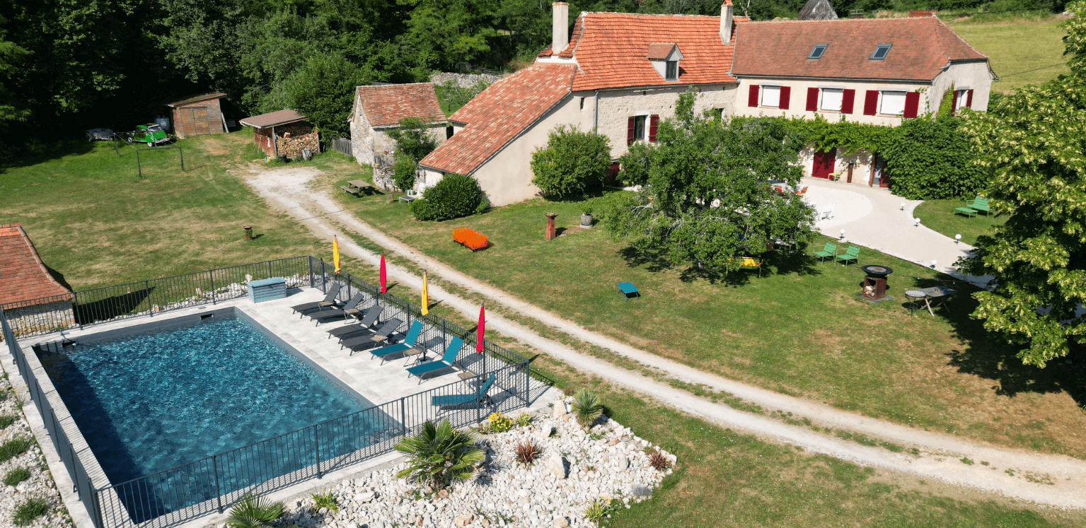 Vue aérienne Domaine du Gravier