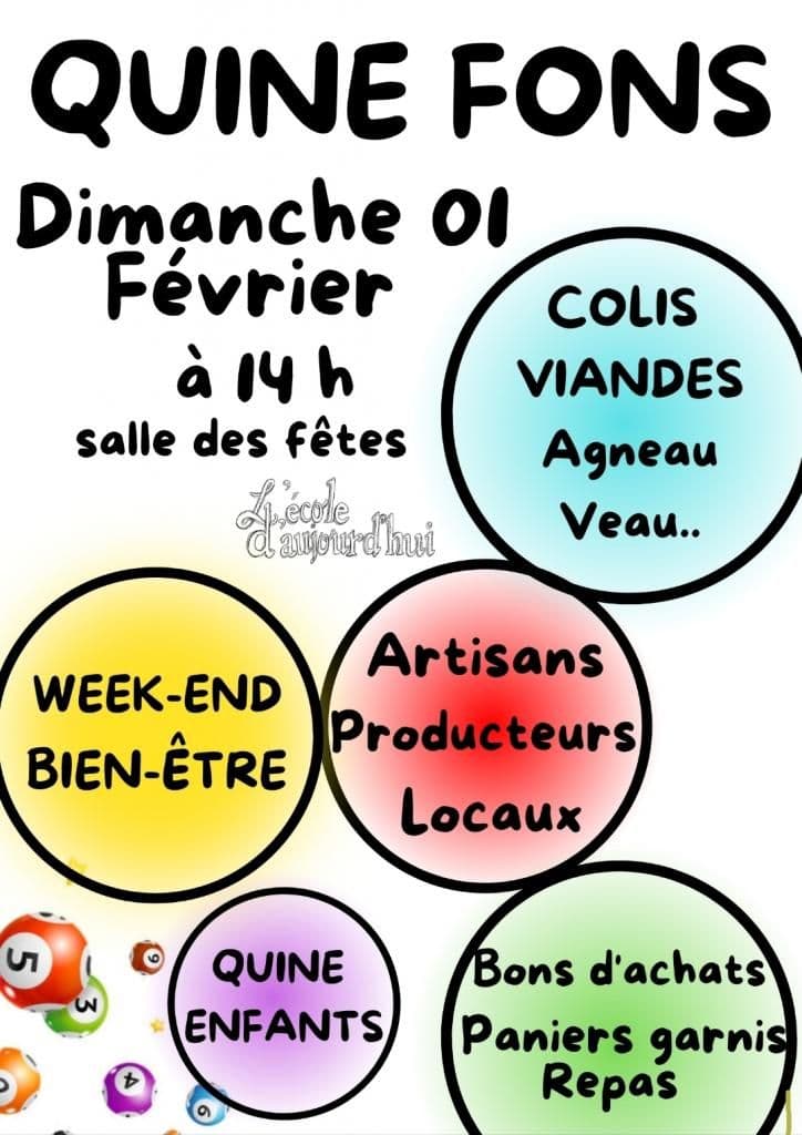 affiche loto fons
