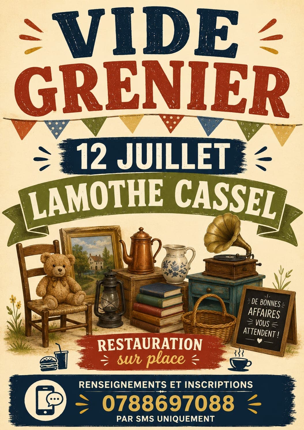 Vide-greniers à Lamothe-Cassel