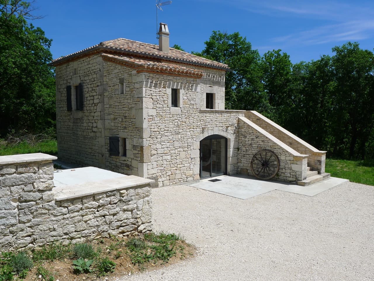 Vue principale du gite