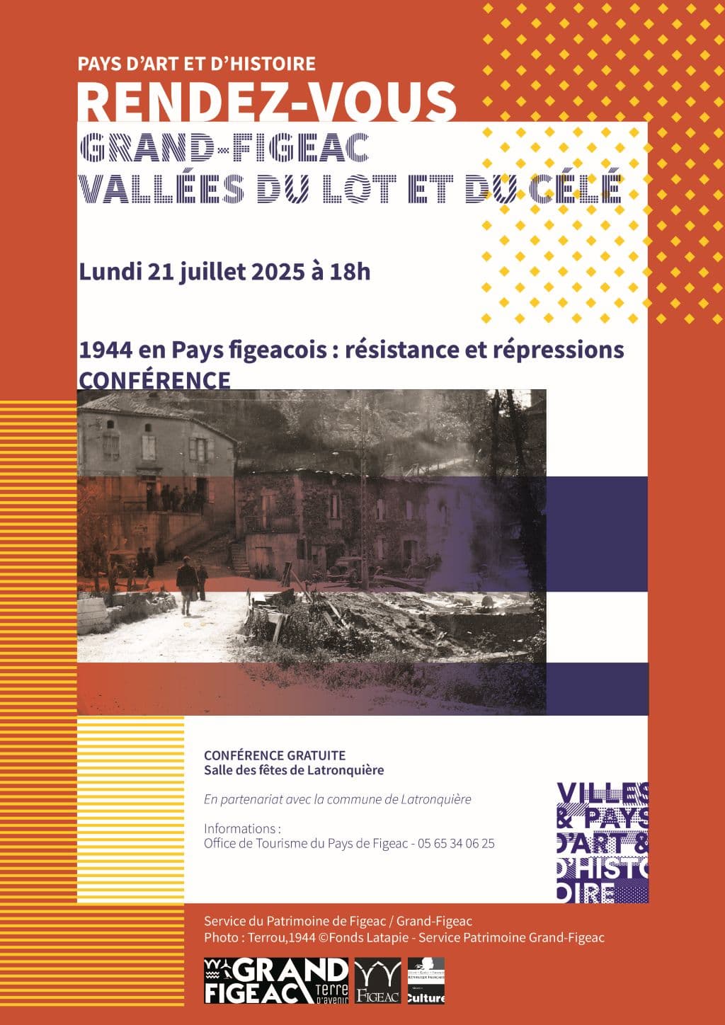 Balades du patrimoine : visite guidée de latronquière