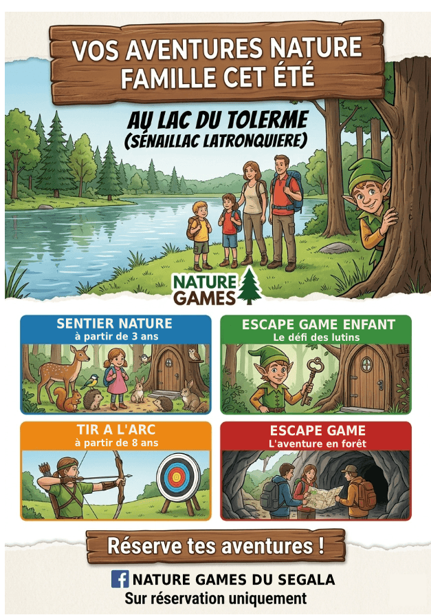 affiche été lac du tolerme