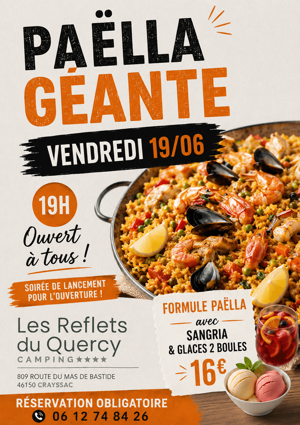 affiche-ouverture-lancement-restaurant-paella