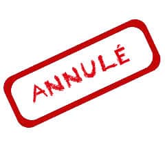 annulé