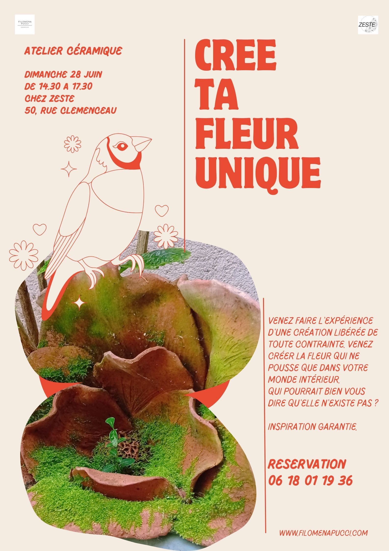 Affiche ZESTE - Design - Option A