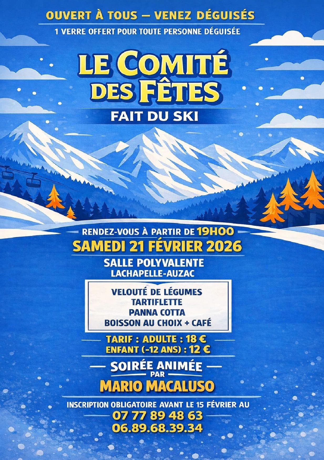 Soirée déguisé et animé