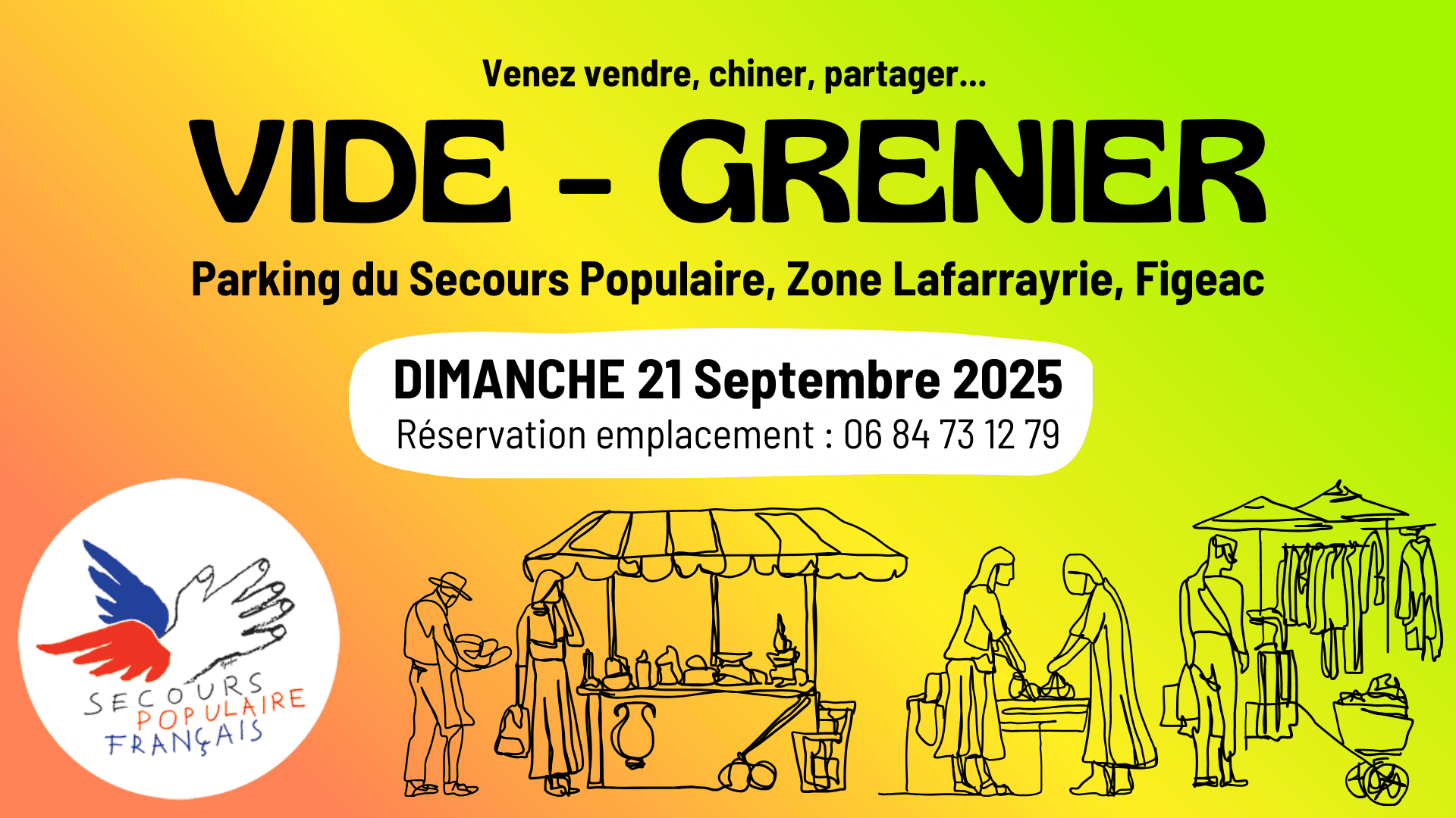 Vide-grenier à Figeac