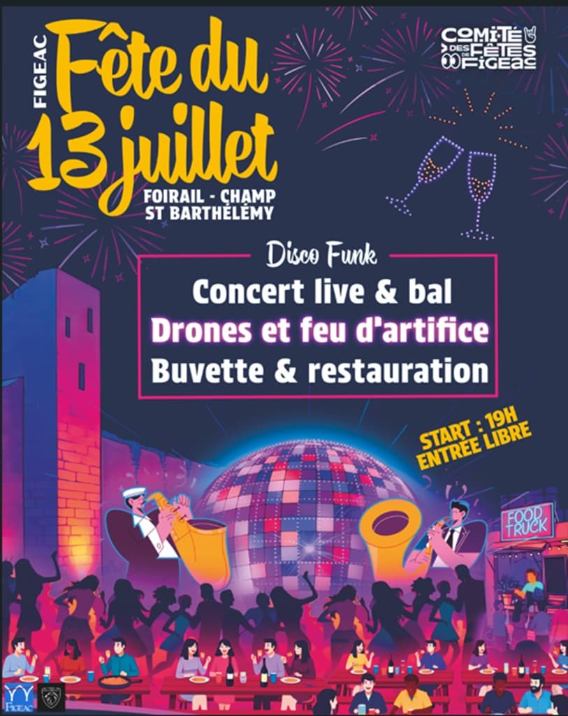 fête du 13 juillet Figeac