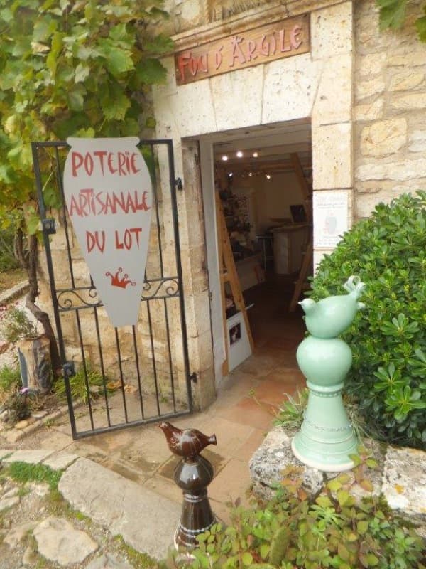 Fou d'Argile à Saint Cirq Lapopie Poterie
