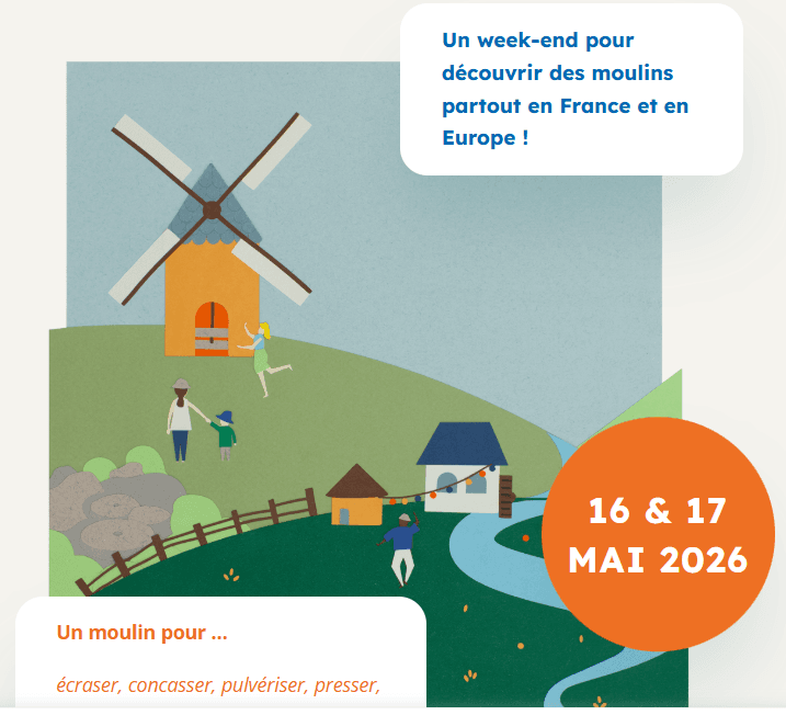 Journées Européennes des Moulins - Visite du Moulin de Paunac