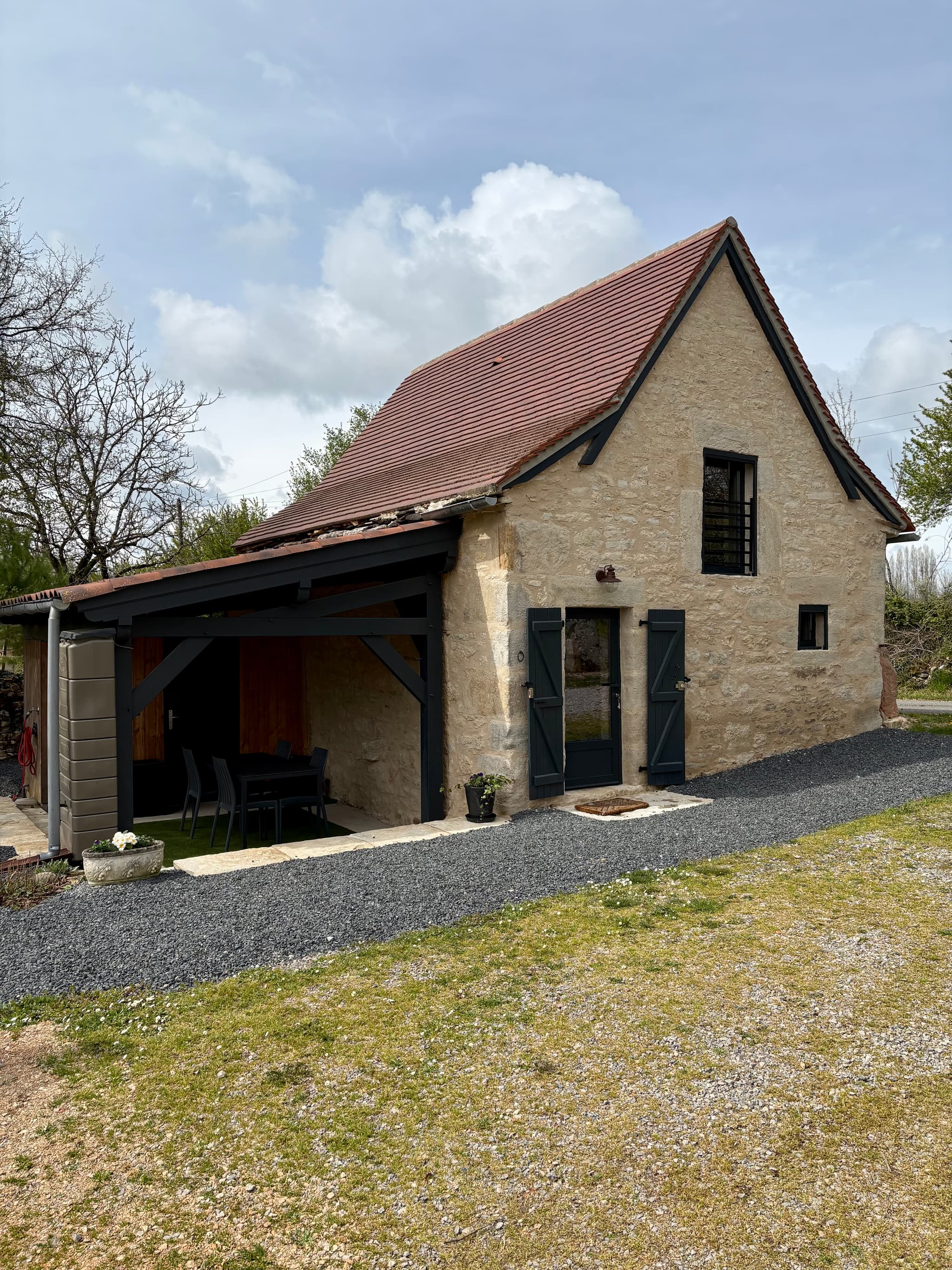 la vue du gîte côté Est