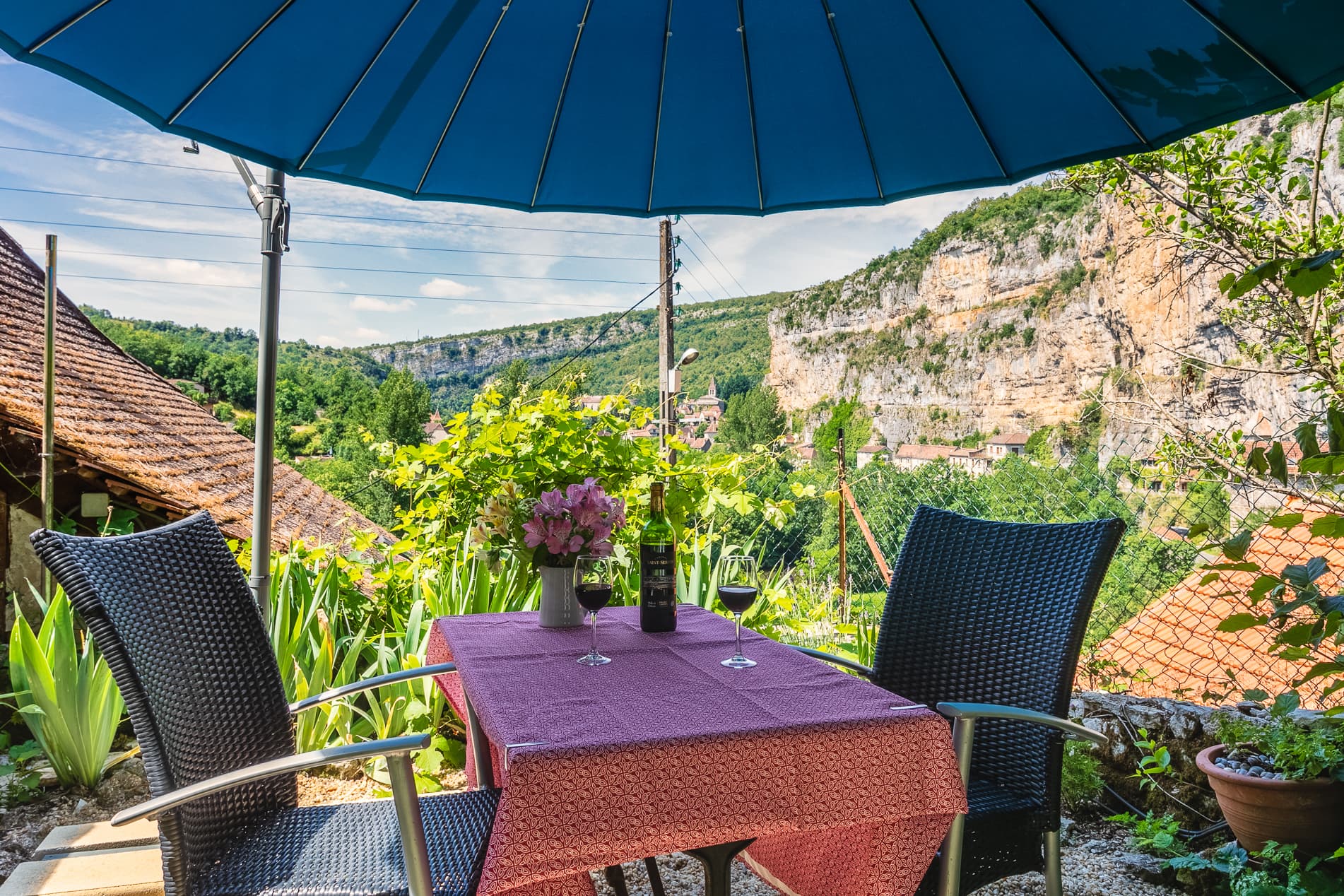 Un jardin dans la falaise - Studio Occitanie