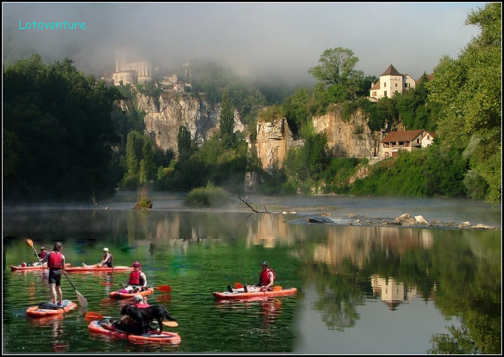 paddle canoe-Lotaventure St Cirq