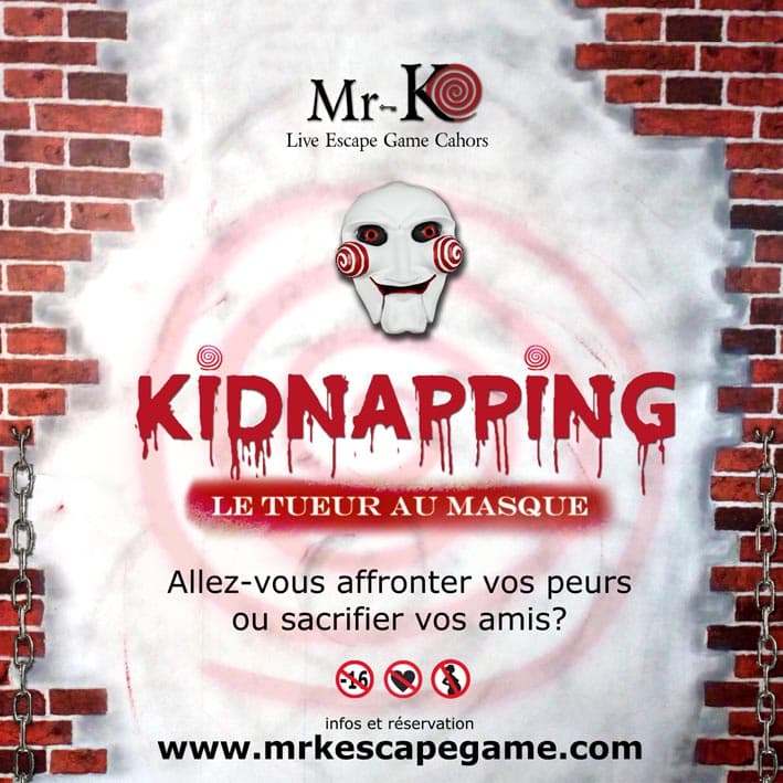 Escape game cahors Kidnapping