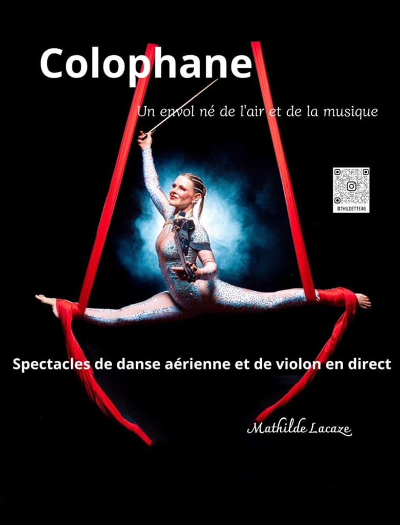 Spectacle de Danse aérienne avec violons "Colophane"
